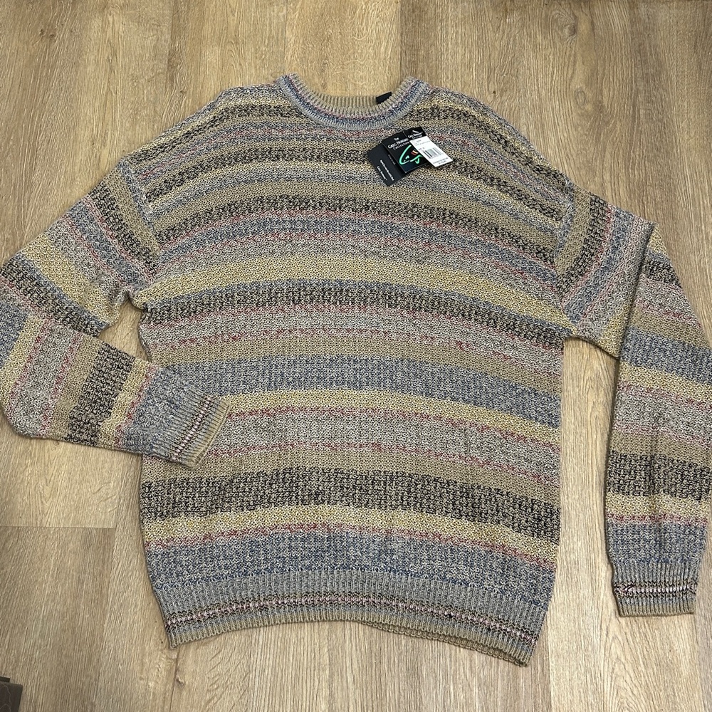 NWT Greg Norman Collection casual 59% linen, 41% cotton Golf Sweater |Size XL